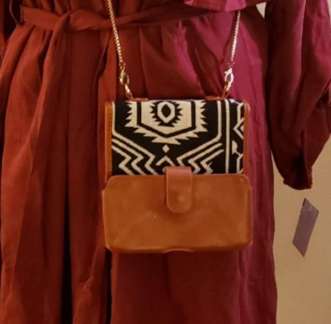 Altar'd State tribal print cloth crossbody