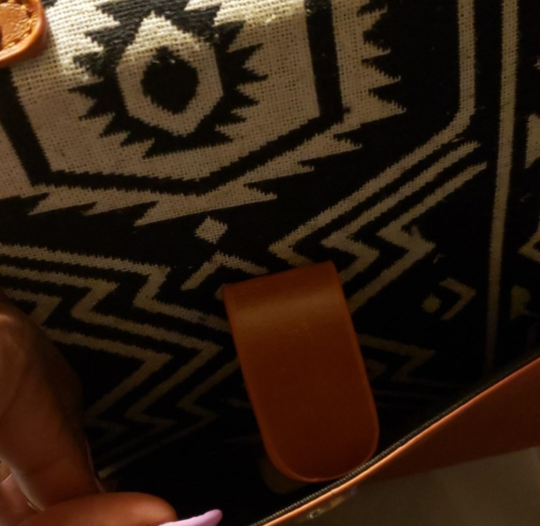 Altar'd State tribal print cloth crossbody