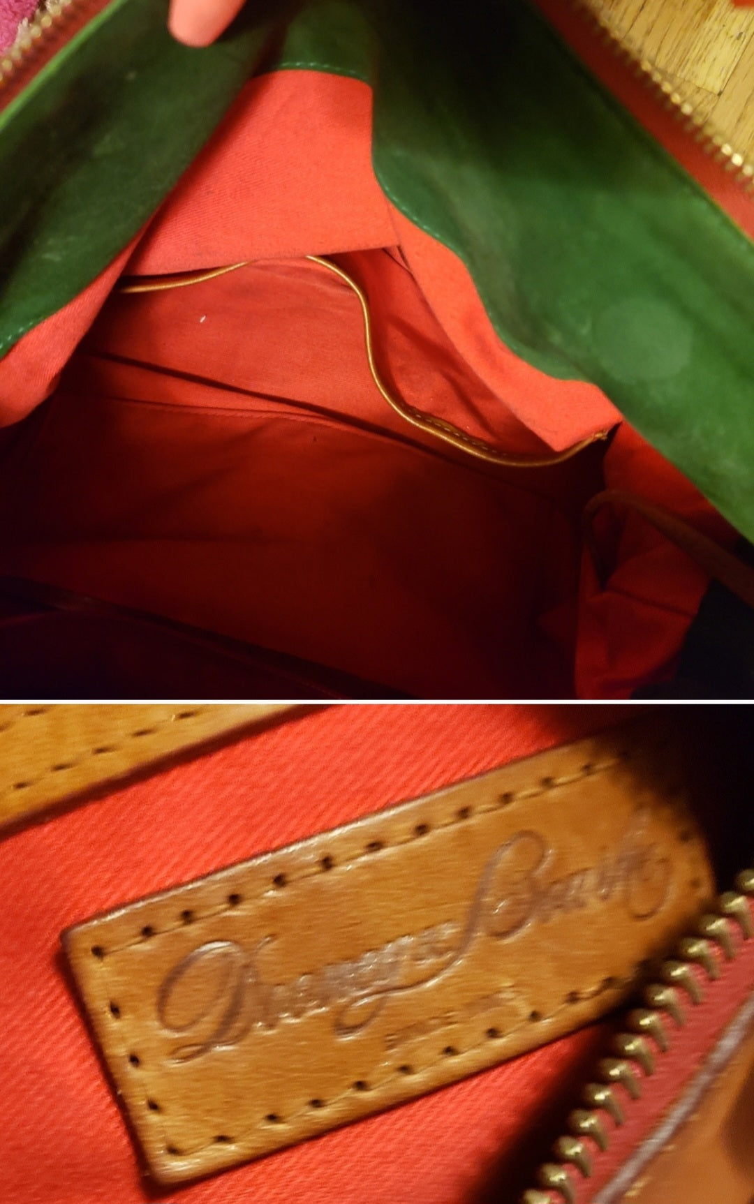 Dooney & Bourke Florentine Leather Satchel Handbag. XL