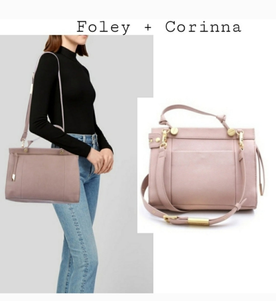 Foley & Corinna Rose "Dione" Satchel Handbag