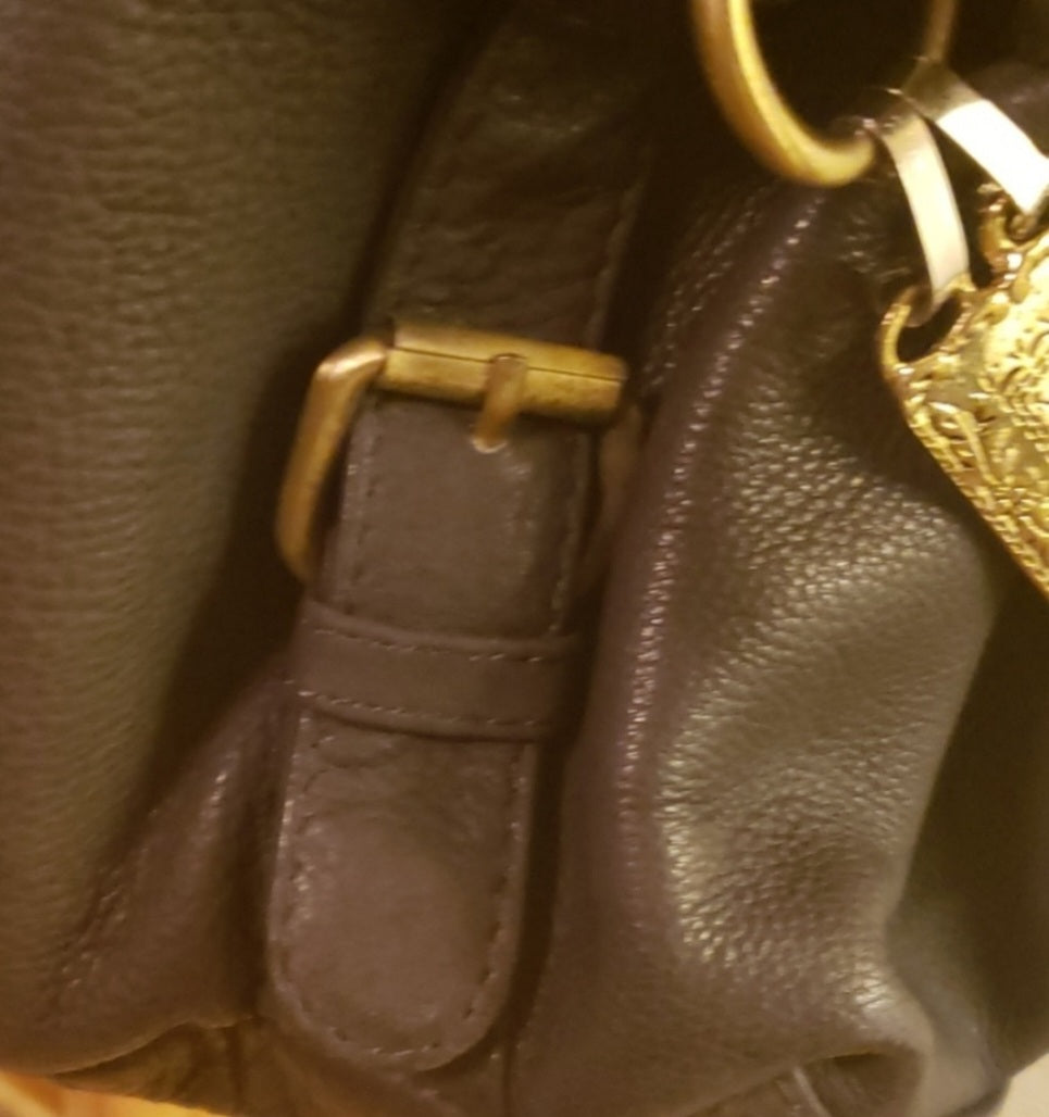 Authentic Waterlily LA navy blue handbag.