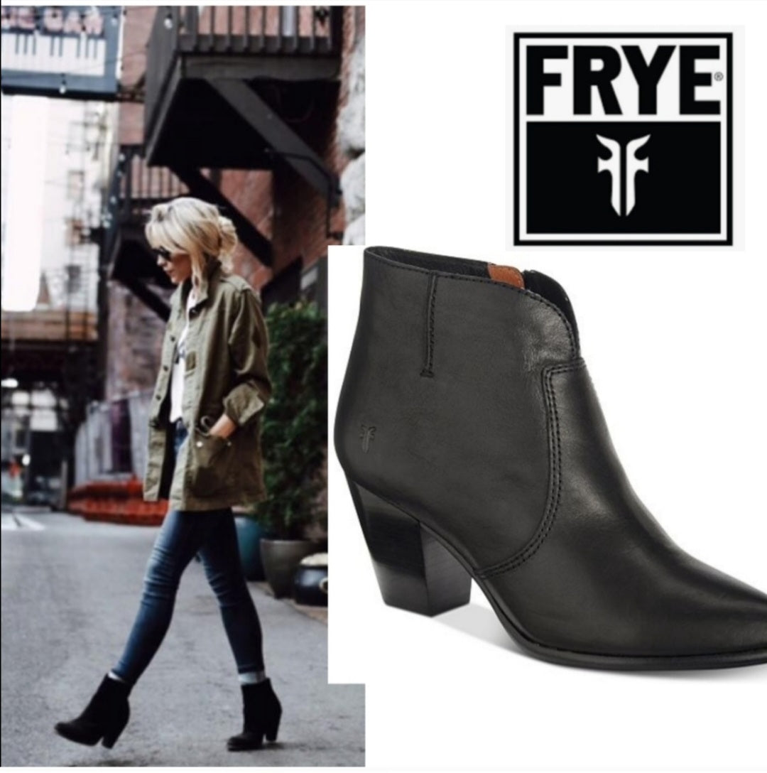 Frye "Jennifer" Bootie - blk. Sz 11. Org $268