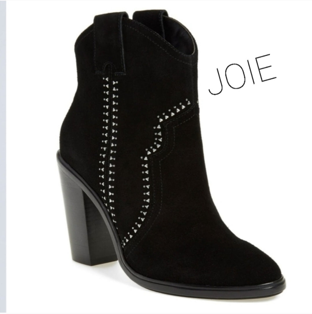 JOIE Monte suede studded bootie. Sz 10. Org $365