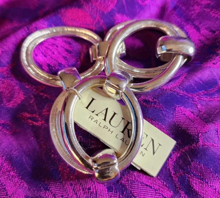 Ralph Lauren silver link bracelet. New