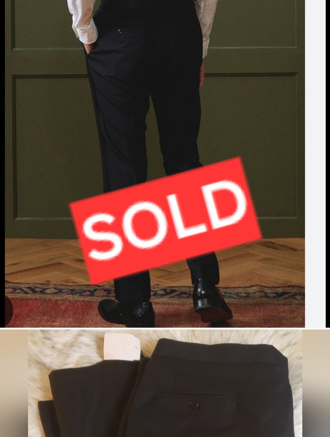Paul Jones tuxedo Pants. Sz 40 x 30. Deal!!