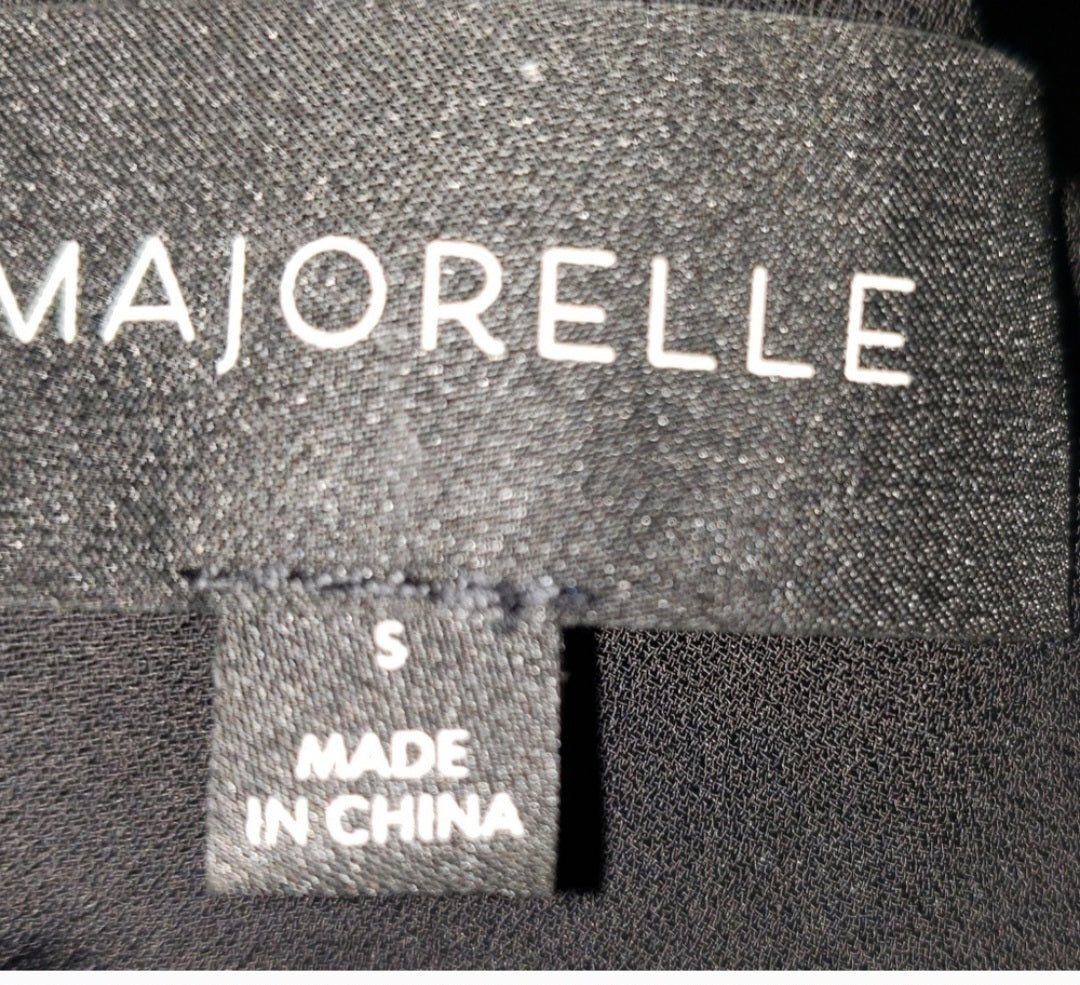 Majorelle assymetrical halter dress. Sz Small