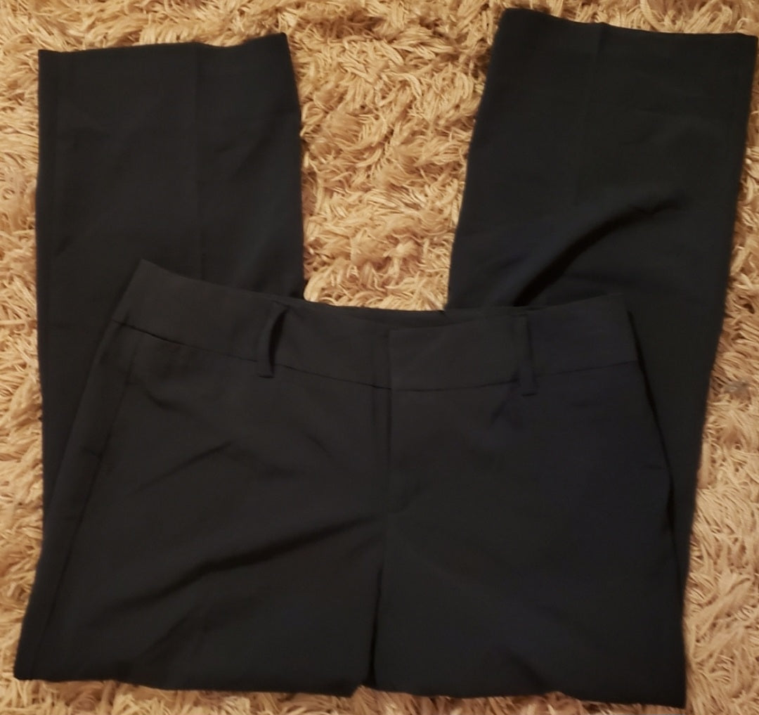 AB Studio blue flare leg slacks. Sz 16s