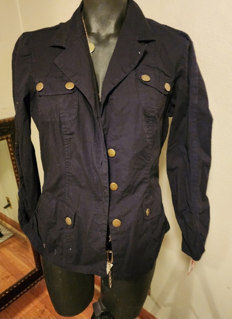 XCVI Wearables utility 100% cotton jacket. Sz Med. 2 avail