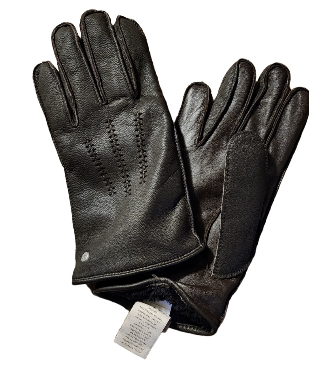 NWT Authentic UGG Men's Casual Wrangell Leather Smart Gloves