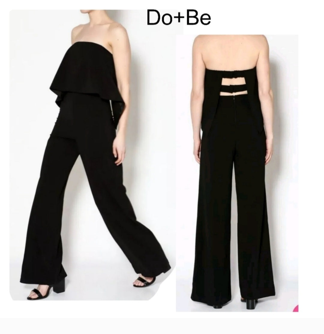 LF Do+Be cut out jumpsuit. Sz Med. New. Black