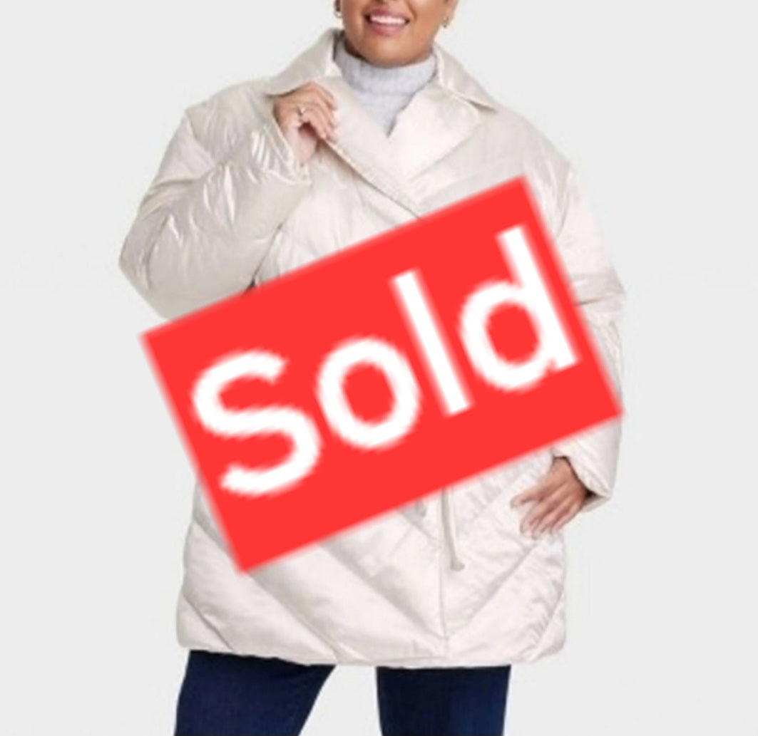 Ava & Viv puff coat. Sz 4x.