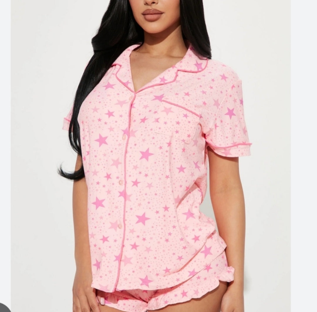 Seeing Stars pajama short set. Plus size 2x. New