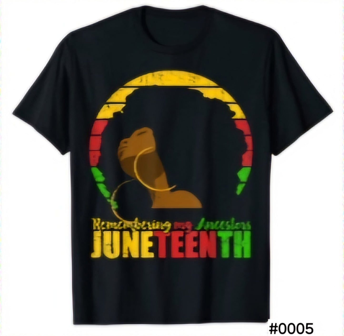 Juneteenth Holiday Celebration T-Shirt #0005