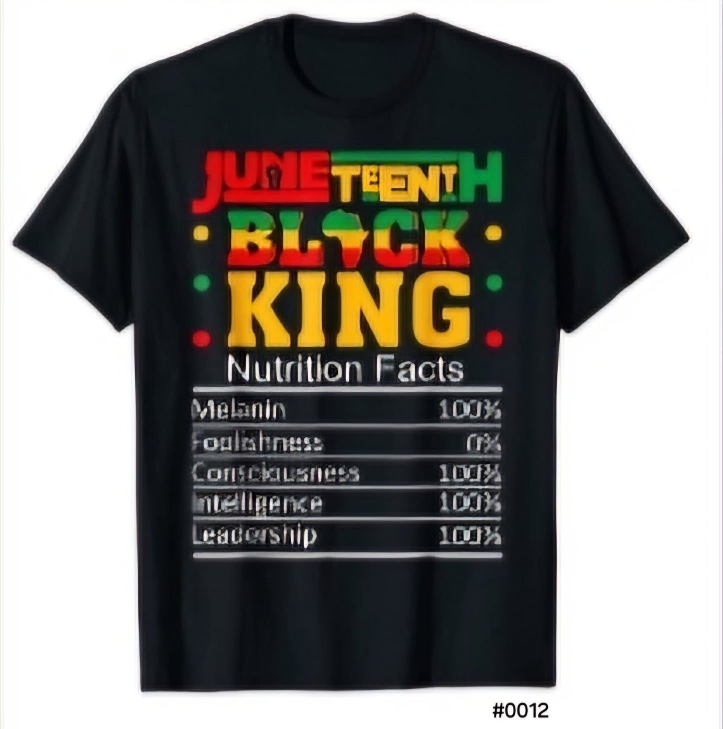 Juneteenth Holiday Celebration T-Shirt #00012. Men's