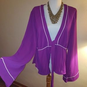 💜June & Hudson blouse. Size L