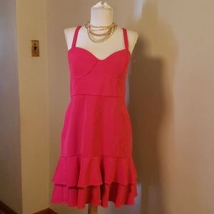 Clover & Sloane red skater dress. Size XL