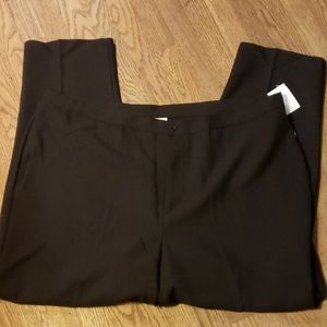 Bend over black pants. Size 24w