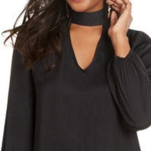 NY Collection PeekAB neckline blouse. Sz XL