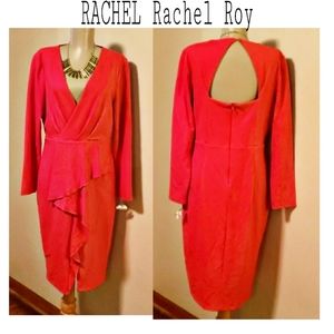 Rachel Roy Dianna Ruffled dress. XL (Fits14/16)