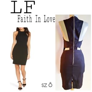 LF Faith In Love black side cut out dress. Sz 8