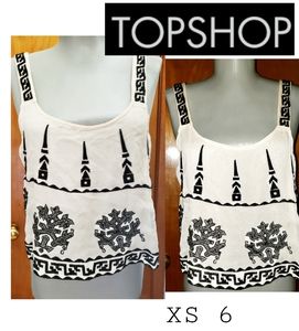 Women's TOPSHOP aztec tank top. Sz 6