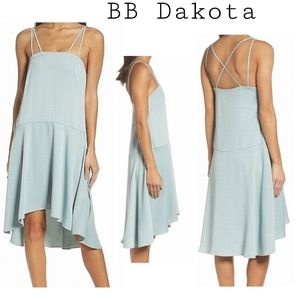 BB Dakota mint hi/low sheath dress. Sz Sm