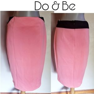 Do & Be colorblock panel skirt. Sz Lrg