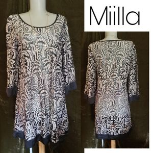 Miilla black lace dress. Sz Med