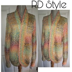RD Style multicolor cardigan sweater. Org $119