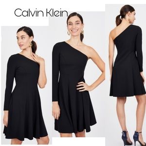 Calvin Klein
One Shoulder Dress. Sz 10. Org $134