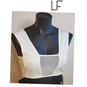 LF Loveman crop mesh top. Sz Med