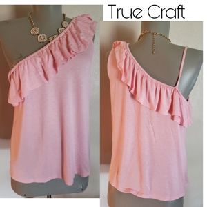 True Craft popover top. Pink. New. Sz XLrg
