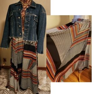 Mix Nouveau long boho maxi skirt. Tall fit. One size. Fits up to 14
