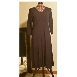 Norm Thompson jersey maxi dress. Sz Med