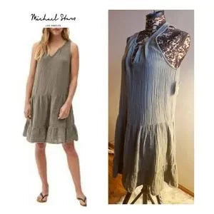 Michael stars gauze panel dress. Sz Small. New