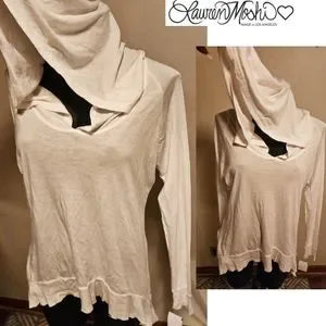 Lauren Moshi deep shirt hoodie. Sz Large