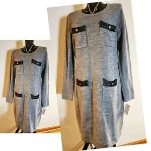 Daisy Fuentes sweater dress. Sz Lrg