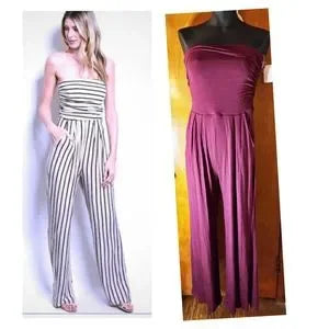 Hello Miss jersey tube jumpsuit. Sz Med