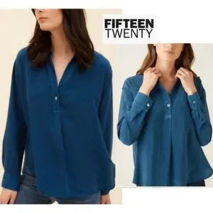 Fifteen Twenty half placket shirt. Sz sm. DEAL!!