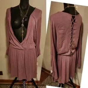 Purple Snow romper. Sz XL