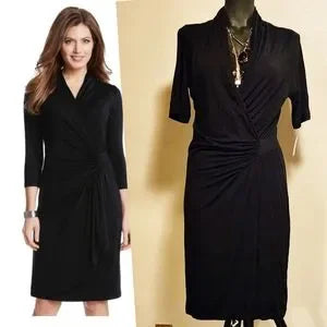Karen Kane Cascade Wrap Dress. Sz Sm. Org $119