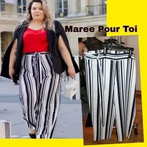 Maree Pour Toi paperbag pants. Sz 18w. New