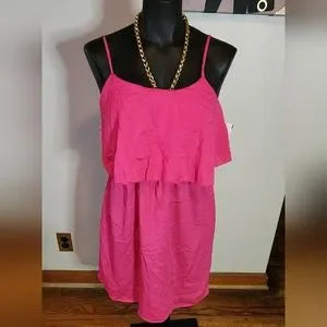 Expresso hot pink dress. Sz Med