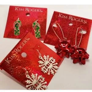 3/$20 Kim Rogers Holiday Earrings (1a)