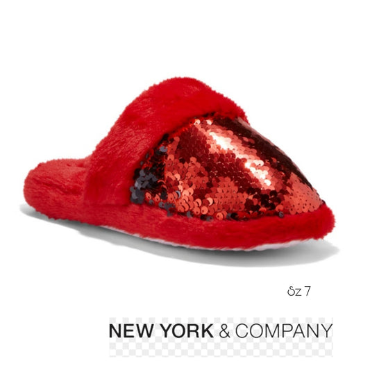 New York And Company sequin Slipper.  Sz 7. New