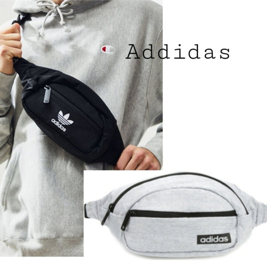 Addidas Core Fanny Pack.  Gray. Nwt