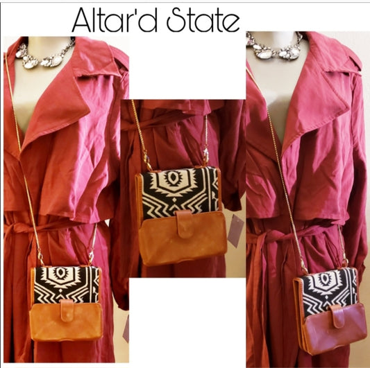 Altar'd State tribal print cloth crossbody