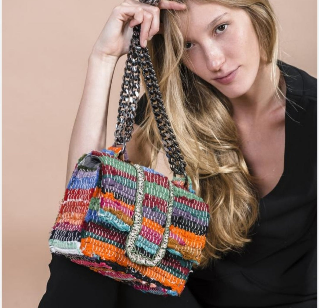 Belier Belier Brazilian Greta's Collection handbag handmade in Brazil. Org $379