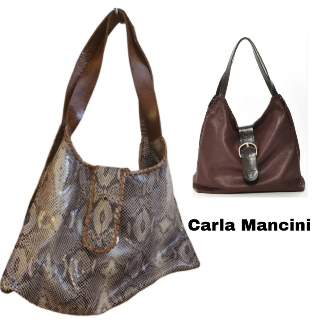 Carla Mancini snake handbag. Beautiful!  DEAL!