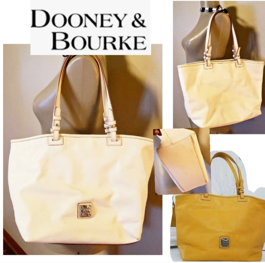 Dooney and Bourke Large East/West WHITE Tote.